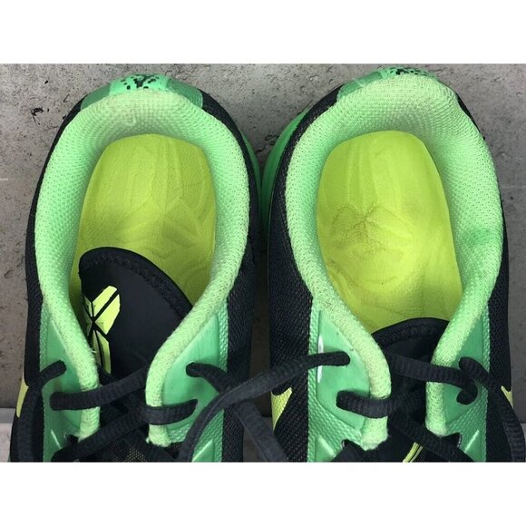 Nike KB Mentality Kobe Bryant Black/Volt/Poison Green Men’s Size 10 704942-001 - Picture 9 of 10